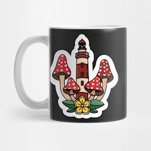 Mushroom Lighthouse Mug
